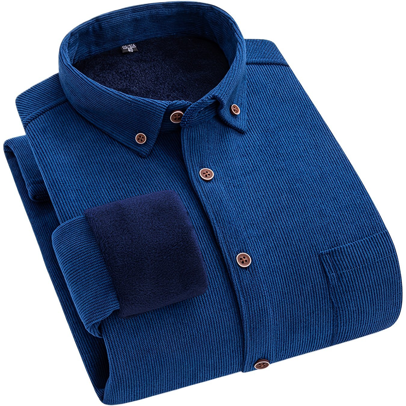 Flyn | Camisa de pana para hombre con forro cálido de fleece