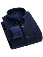 Flyn | Camisa de pana para hombre con forro cálido de fleece