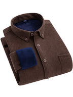 Flyn | Camisa de pana para hombre con forro cálido de fleece