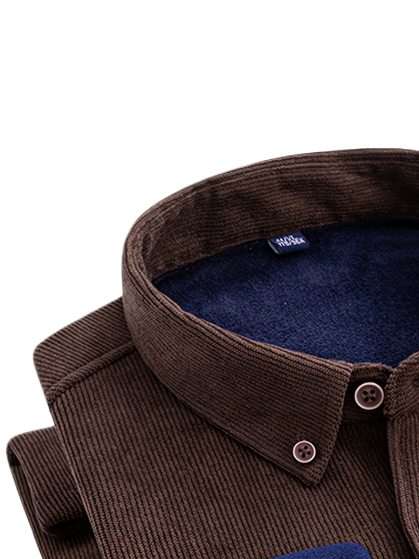 Flyn | Camisa de pana para hombre con forro cálido de fleece