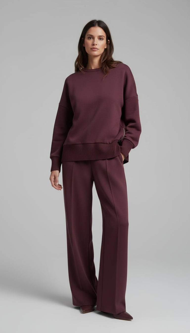 Pilar - Conjunto coordinado de punto de lujo
