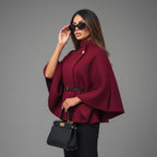 Mila - Elegante chaqueta con mangas de mariposa y cinturón