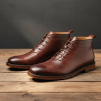 Robbin - Botas De Cuero Hechas A Mano Con Cuero Natural