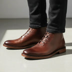 Robbin - Botas De Cuero Hechas A Mano Con Cuero Natural