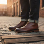 Robbin - Botas De Cuero Hechas A Mano Con Cuero Natural