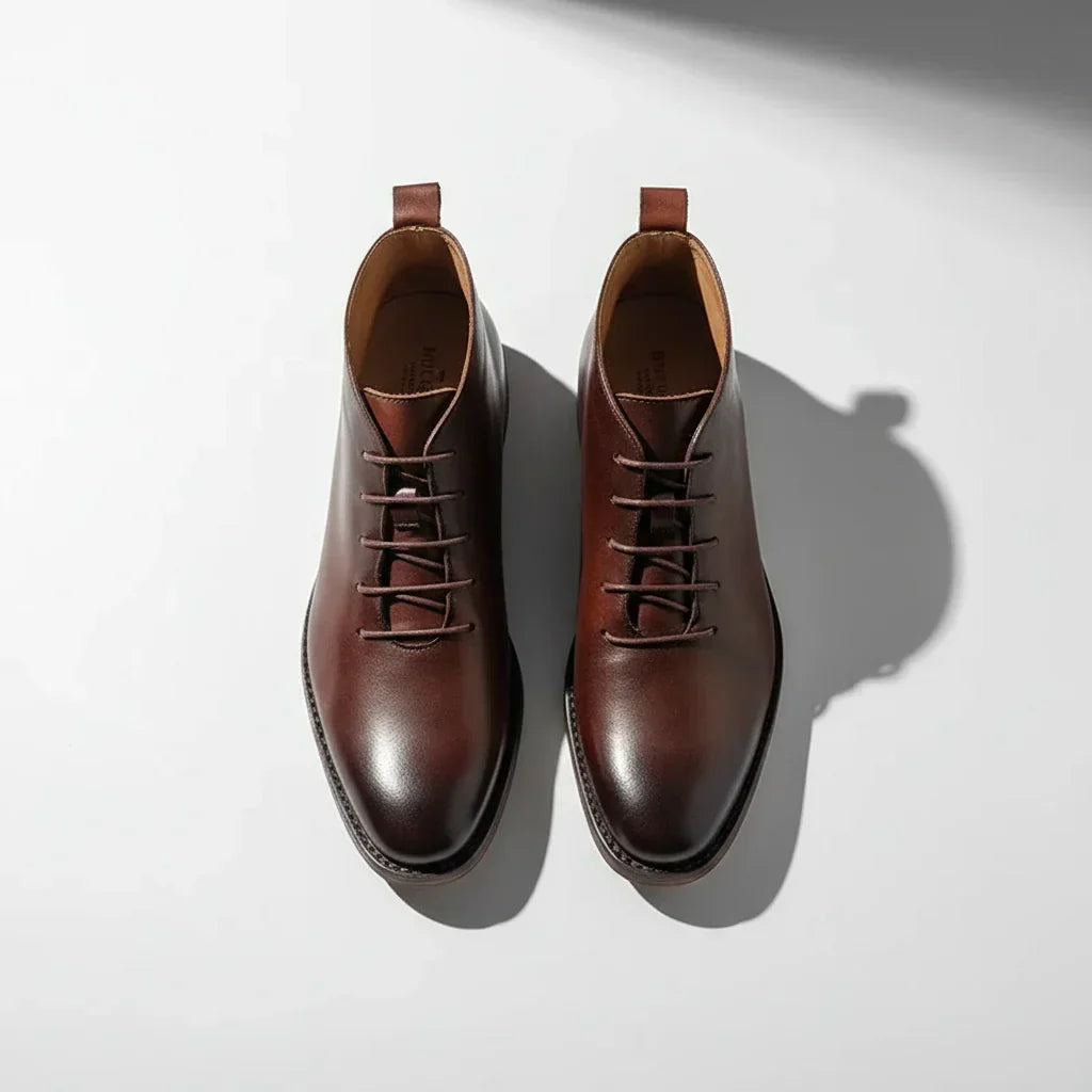 Robbin - Botas De Cuero Hechas A Mano Con Cuero Natural