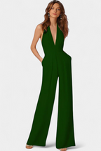Lila Mono de Pierna Ancha con Elegancia Ligera