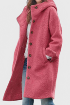 Penélope Abrigo de Invierno Elegante con Capucha