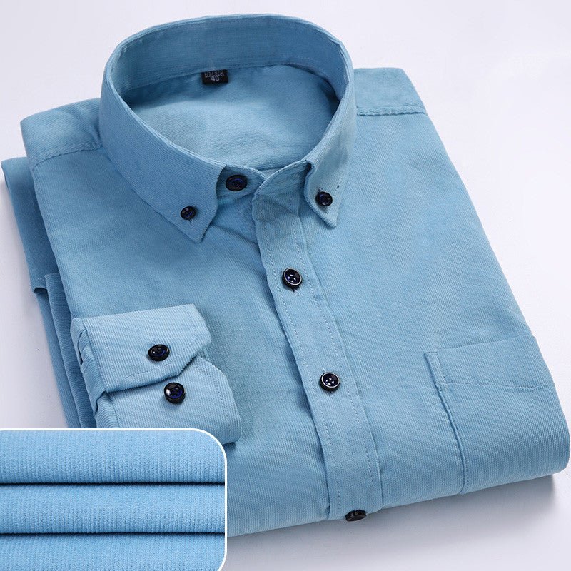 Hendrik | Camisa de pana de algodón premium para hombre