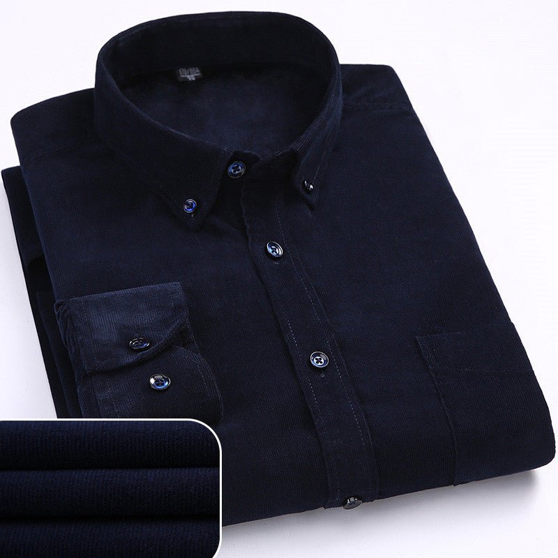 Hendrik | Camisa de pana de algodón premium para hombre