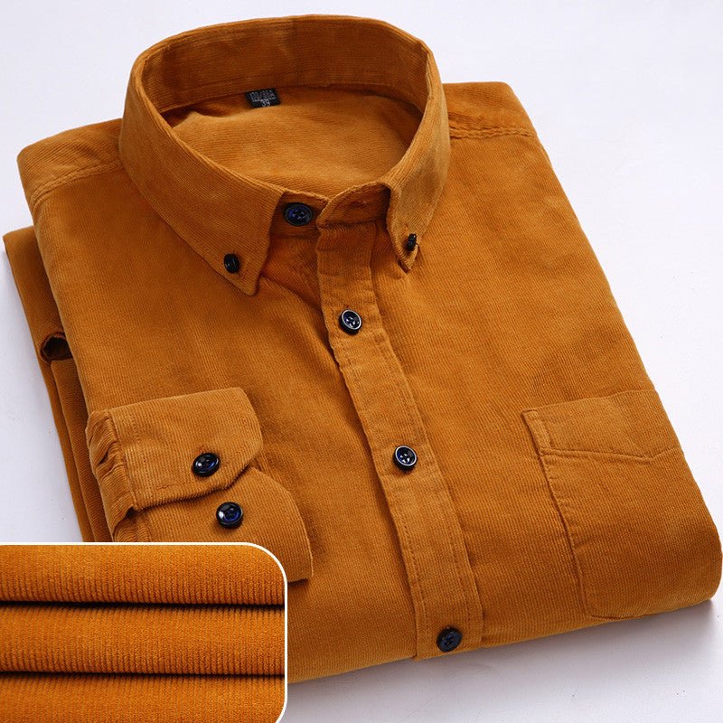 Hendrik | Camisa de pana de algodón premium para hombre