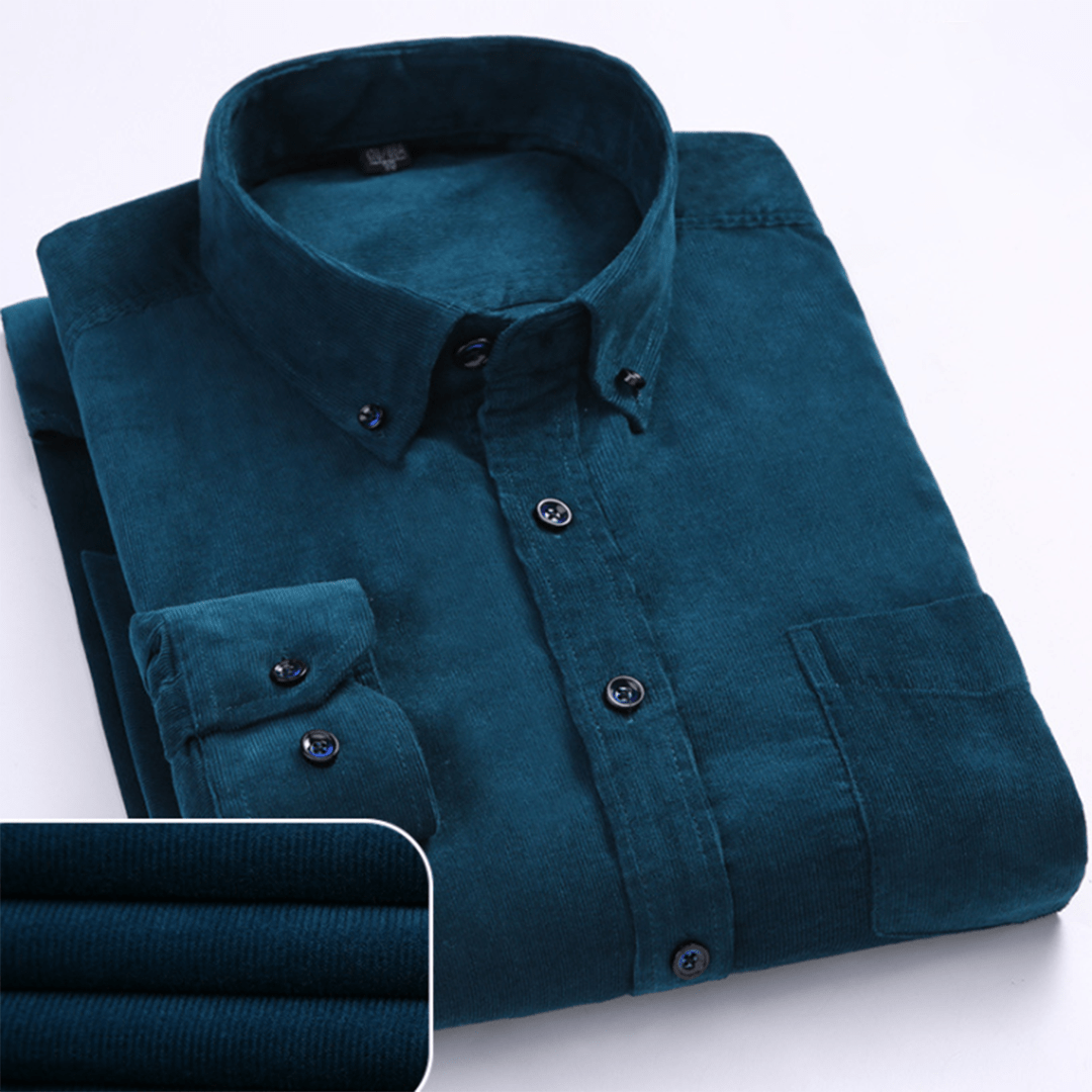 Hendrik | Camisa de pana de algodón premium para hombre