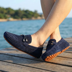 MOCASINES DE CUERO PERFORADO GIANNI