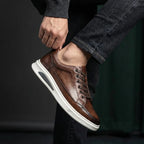Arayik - Zapatillas Urbanas de Cuero para Hombre