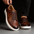 Arayik - Zapatillas Urbanas de Cuero para Hombre