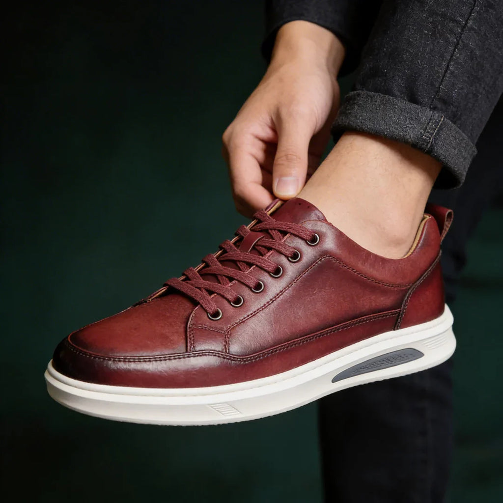 Arayik - Zapatillas Urbanas de Cuero para Hombre