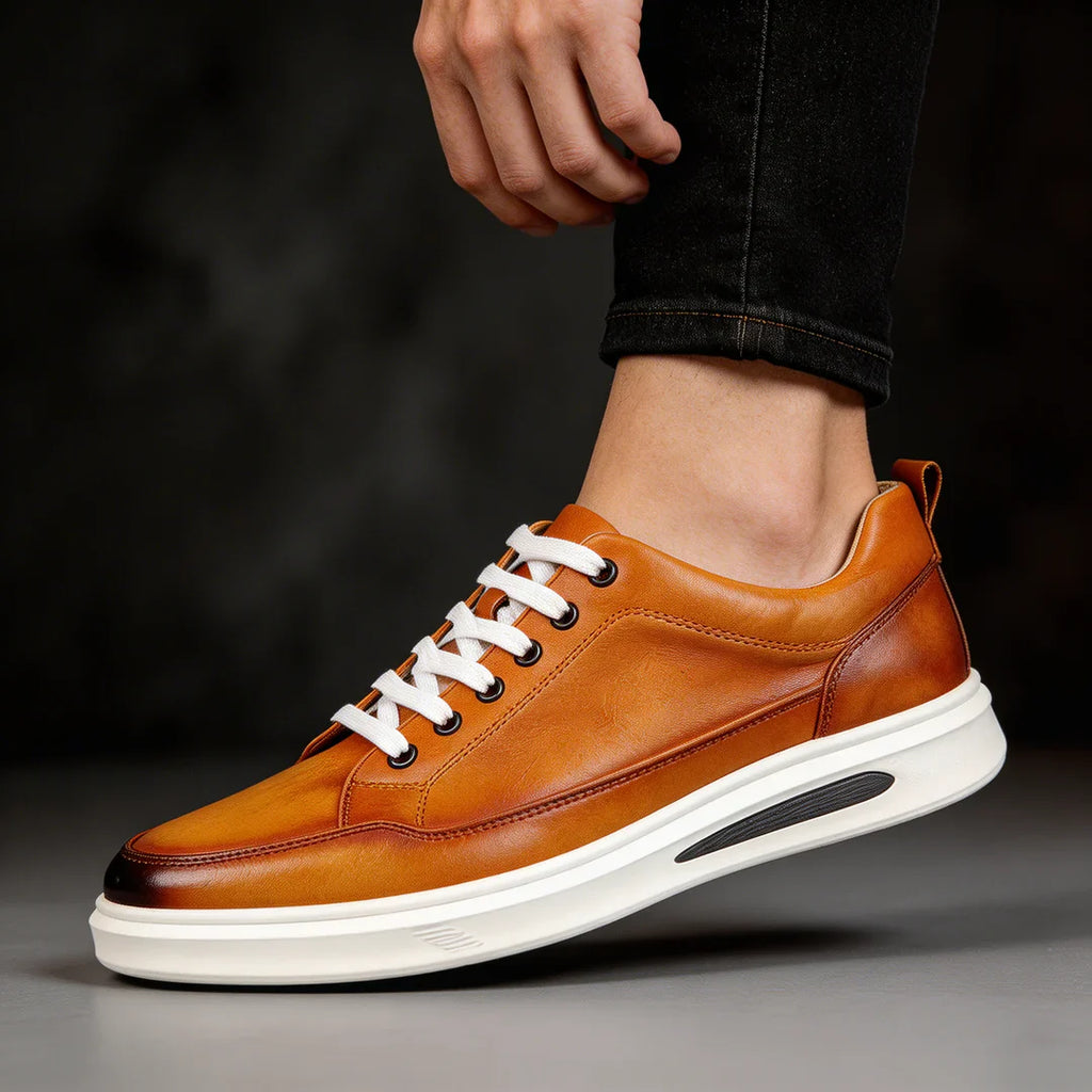 Arayik - Zapatillas Urbanas de Cuero para Hombre