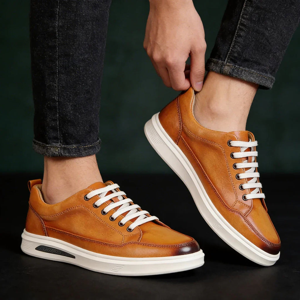 Arayik - Zapatillas Urbanas de Cuero para Hombre