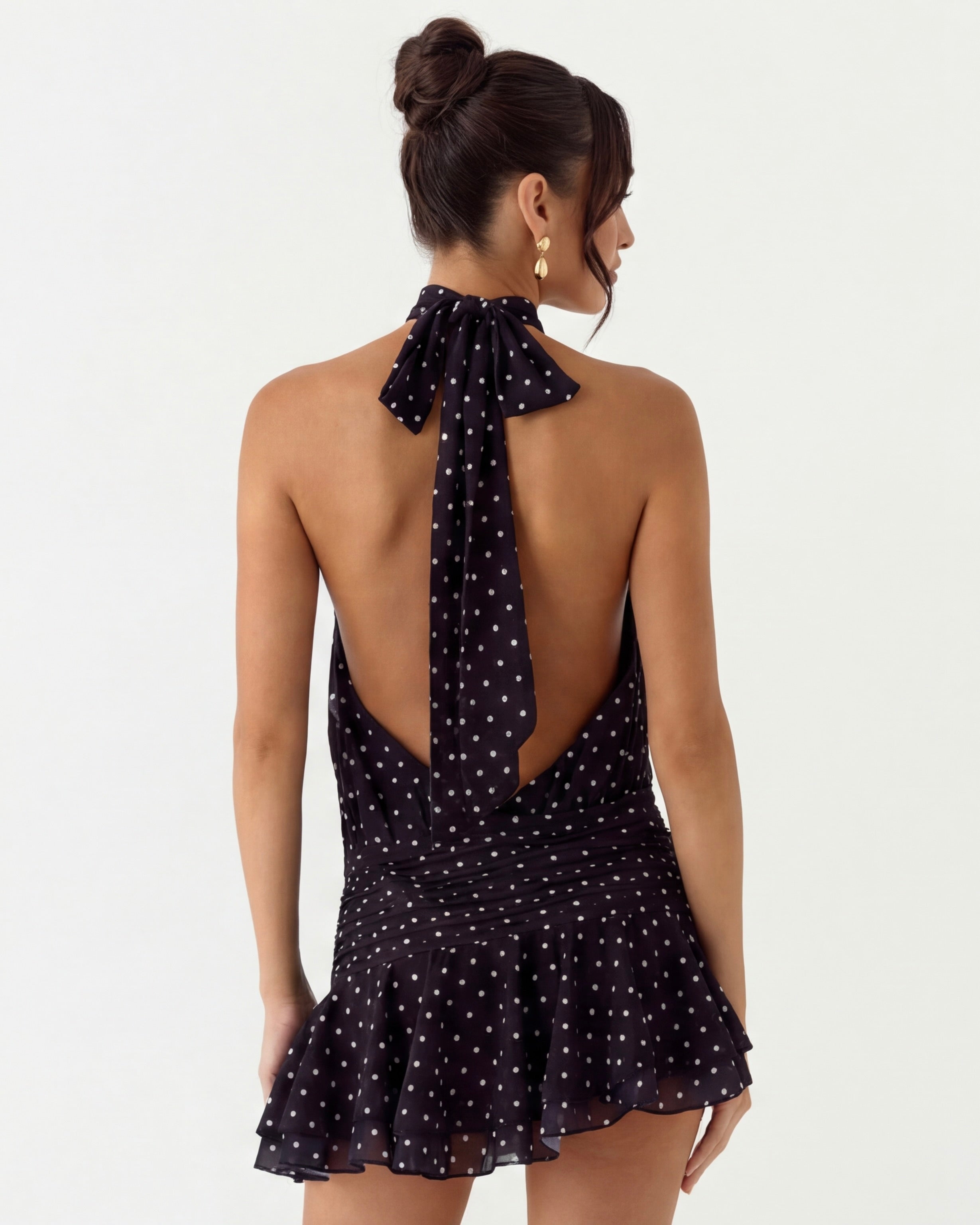 Sandra | Vestido Polka Mini