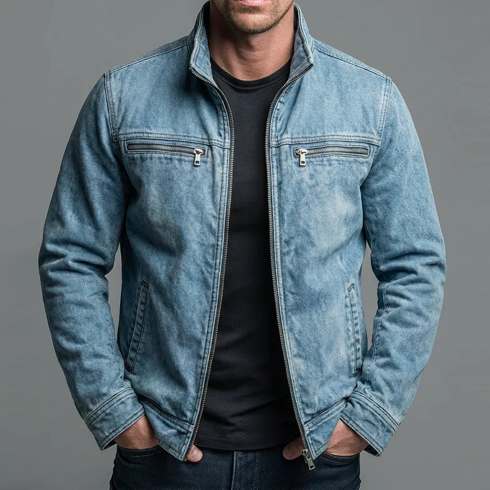 Cole - Chaqueta Atemporal de Alta Calidad con Cremallera