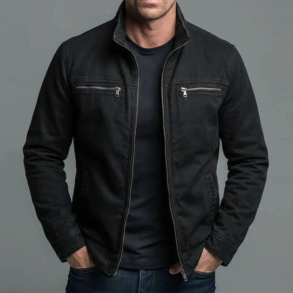 Cole - Chaqueta Atemporal de Alta Calidad con Cremallera