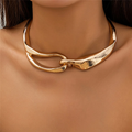 Collar Oro con Textura Atrevida