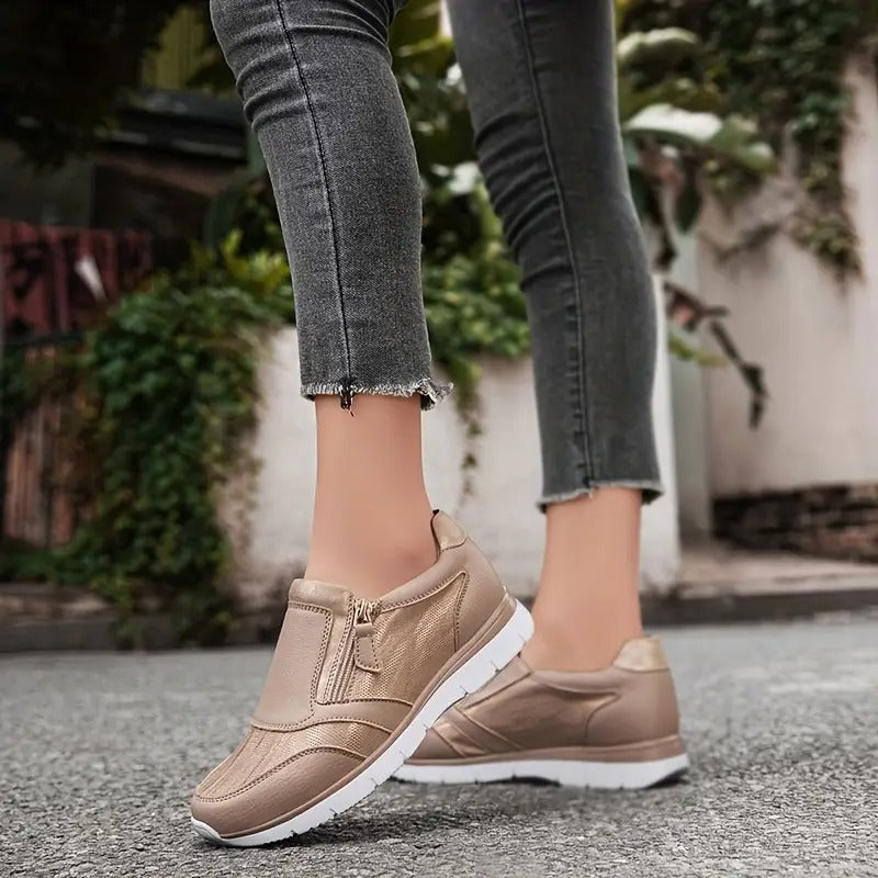 Ruth™ | Zapatillas Ortopédicas Con Cremallera Lateral