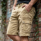 Cyle - Shorts Cargo de Denim Resistentes y Versátiles