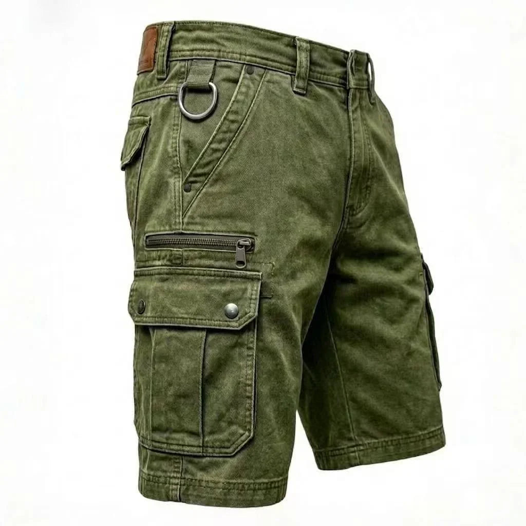 Cyle - Shorts Cargo de Denim Resistentes y Versátiles