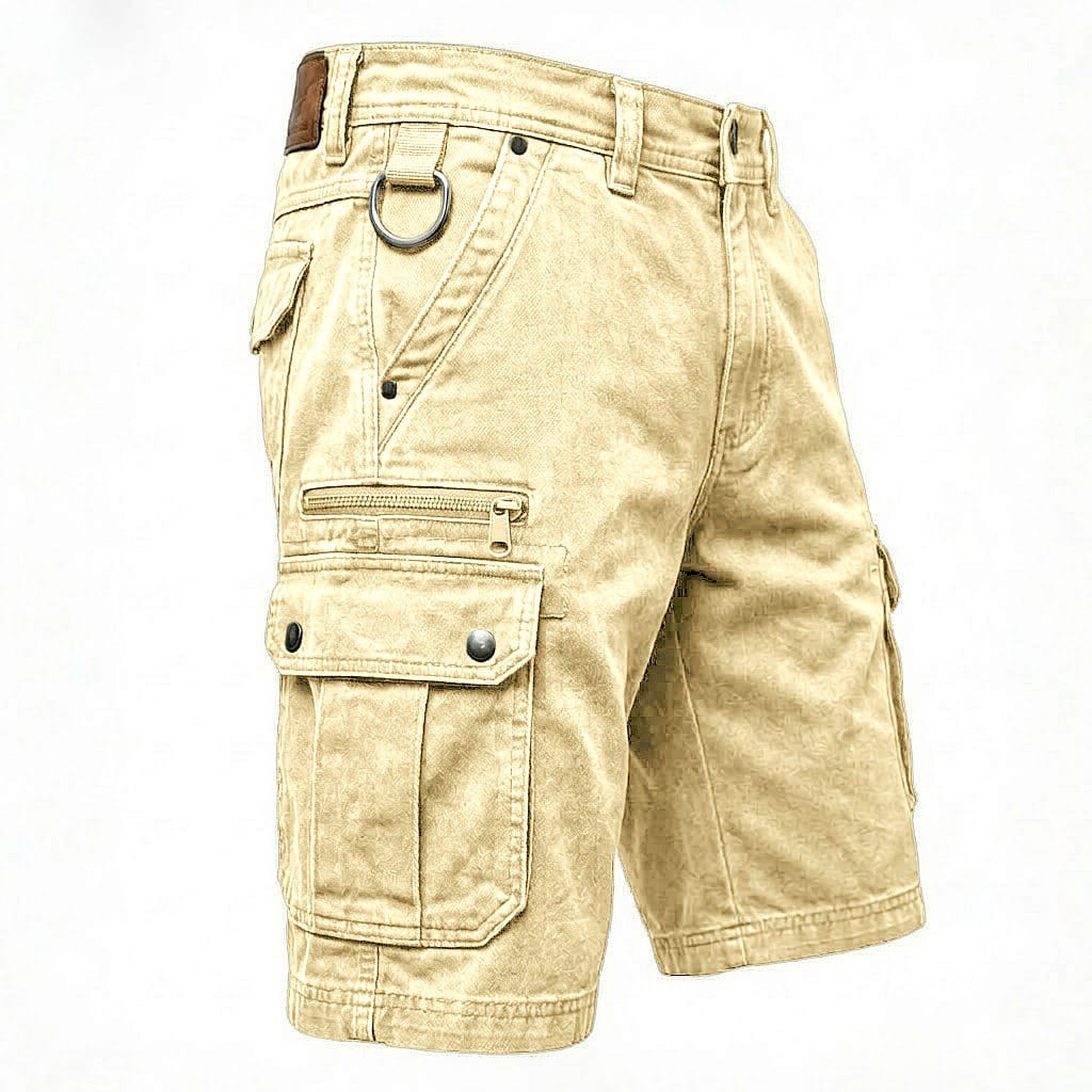Cyle - Shorts Cargo de Denim Resistentes y Versátiles