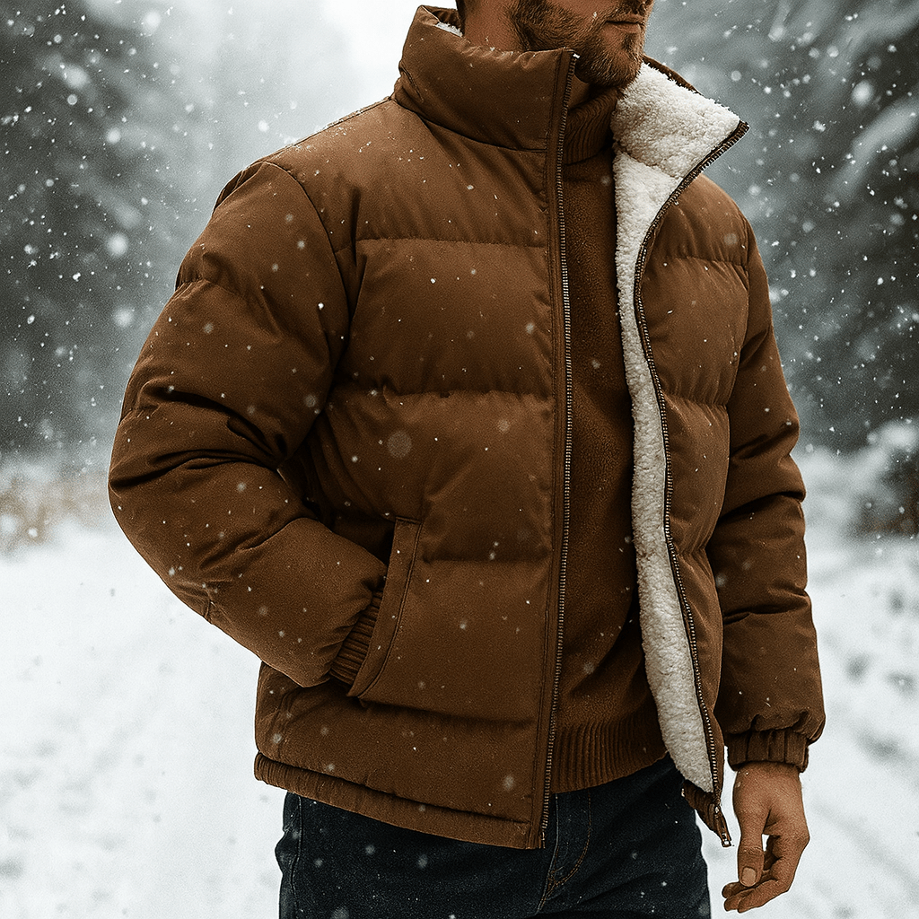 Hugo | Chaqueta acolchada elegante y cómoda con forro cálido de fleece
