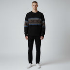 Bjørn | Suéter de punto casual para hombre con patrón nórdico de rombos