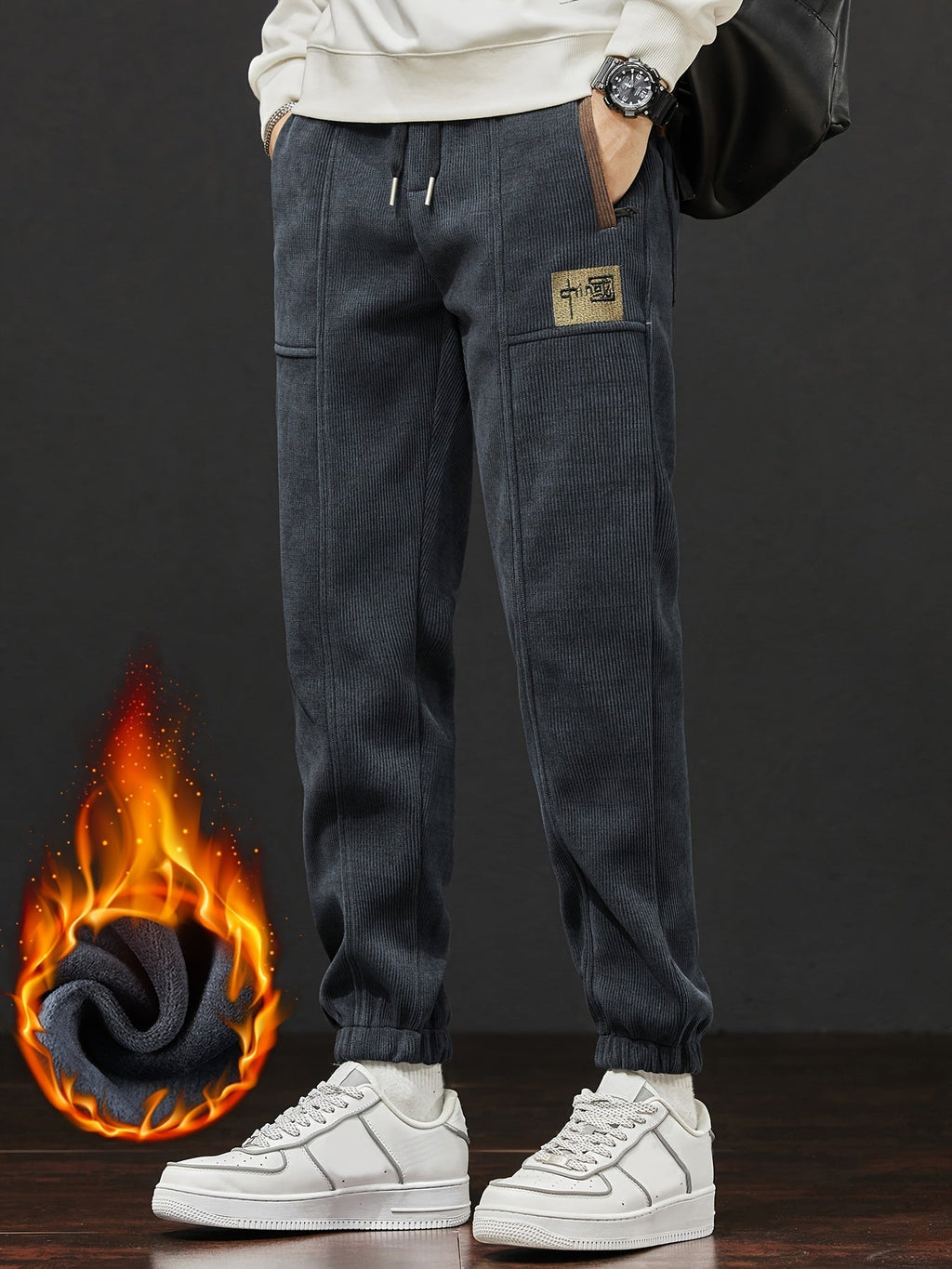 Katana | Pantalón de Pana Elegante y Cómodo con Cordones
