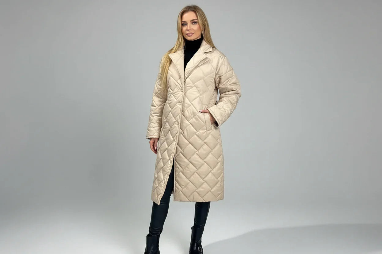 ABRIGO ACOLCHADO PREMIUM CON FORRO ESTAMPADO DE LEOPARDO