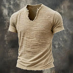 Gorvel - Camiseta Vintage Slim Fit