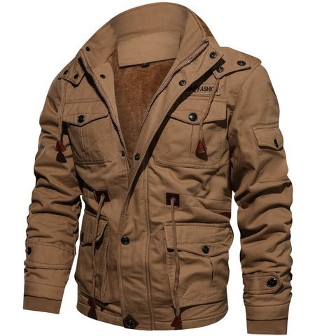 Laurens™ | Chaqueta de hombre elegante y cómoda con capucha desmontable