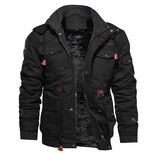 Laurens™ | Chaqueta de hombre elegante y cómoda con capucha desmontable