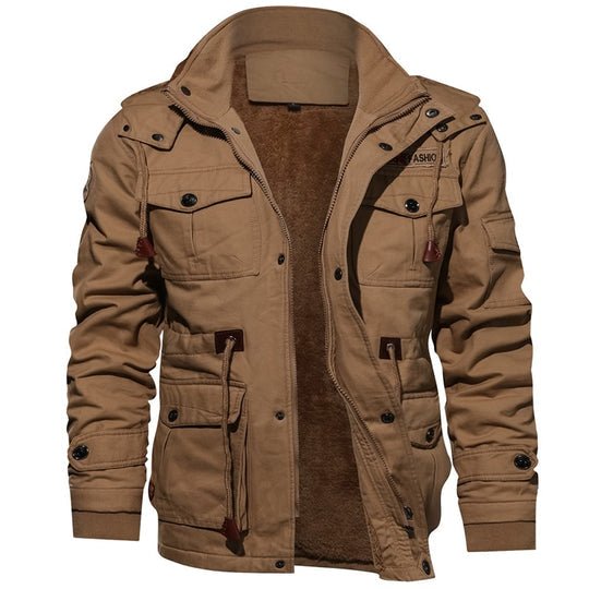 Laurens™ | Chaqueta de hombre elegante y cómoda con capucha desmontable