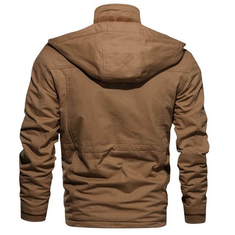 Laurens™ | Chaqueta de hombre elegante y cómoda con capucha desmontable