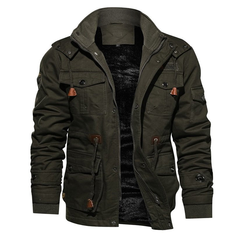 Laurens™ | Chaqueta de hombre elegante y cómoda con capucha desmontable