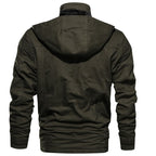 Laurens™ | Chaqueta de hombre elegante y cómoda con capucha desmontable