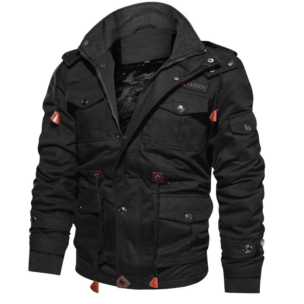 Laurens™ | Chaqueta de hombre elegante y cómoda con capucha desmontable