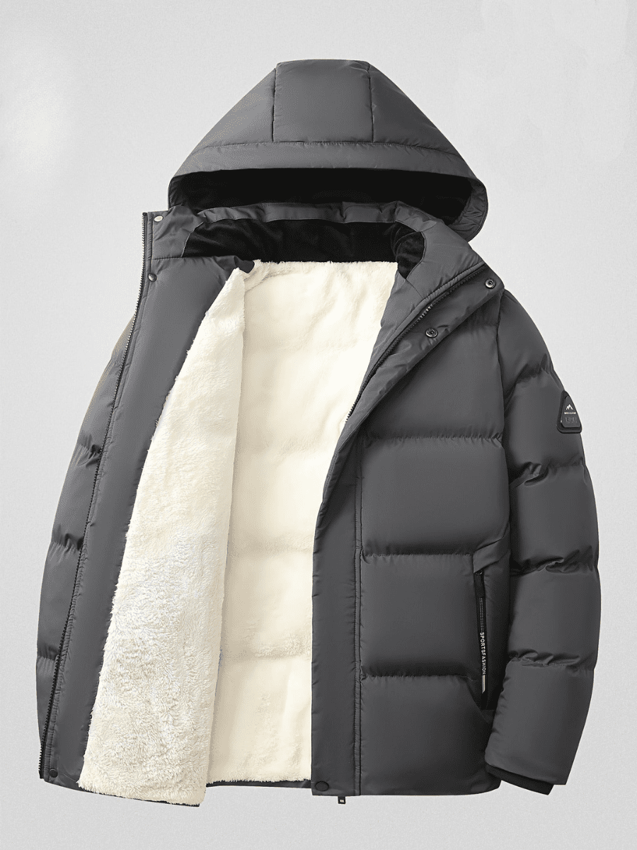 Laurent | Chaqueta acolchada elegante y cómoda con capucha desmontable