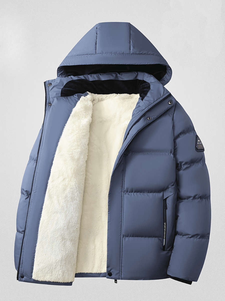 Laurent | Chaqueta acolchada elegante y cómoda con capucha desmontable