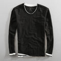 Lucas™ | Camiseta de algodón de manga larga