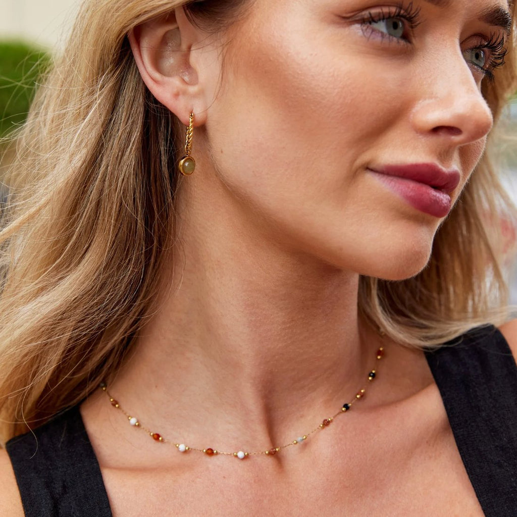 Collar Minimalista con Piedra