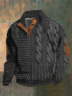 Marco | Suéter casual con estampado 3D para hombre