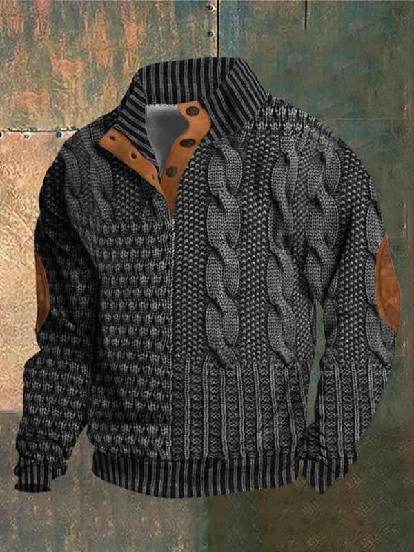 Marco | Suéter casual con estampado 3D para hombre