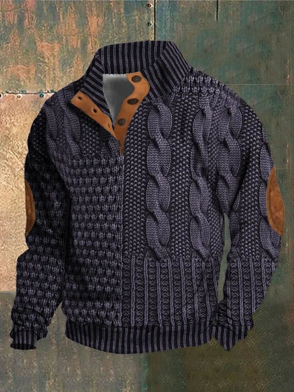 Marco | Suéter casual con estampado 3D para hombre