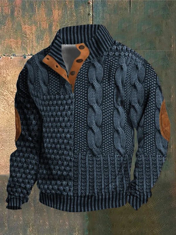 Marco | Suéter casual con estampado 3D para hombre